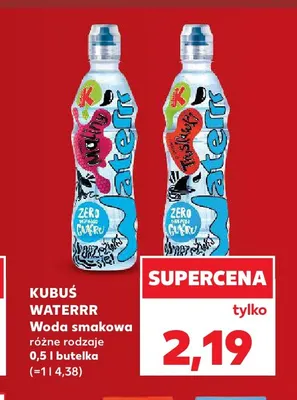 Woda smakowa Kubuś Waterrr promocja w Kaufland