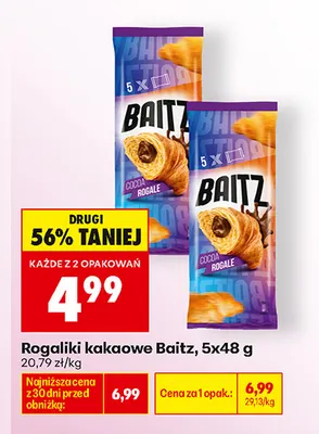 Rogaliki kakaowe Baitz 5-pak promocja w Biedronka