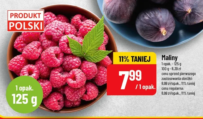 Maliny promocja w POLOmarket