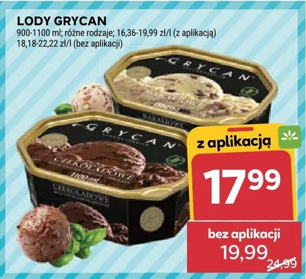 Lody Grycan promocja w Stokrotka