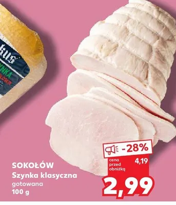 Szynka klasyczna gotowana promocja w Kaufland