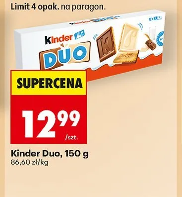 Kinder Duo promocja w Biedronka