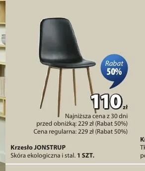 Krzesło Jonstrup promocja w Jysk