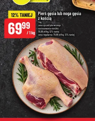 Noga gęsia z kością promocja w POLOmarket