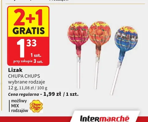 Lizak Chupa Chups promocja w Intermarche