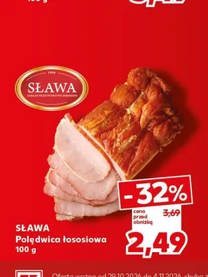 Polędwica łososiowa Sława promocja w Kaufland