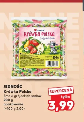 Krówka Polska Smaki grójeckich sadów Jedność promocja w Kaufland