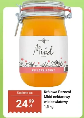 Miód nektarowy wielokwiatowy promocja w Dino