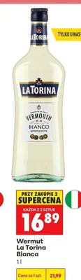 Wermut Bianco promocja w Biedronka