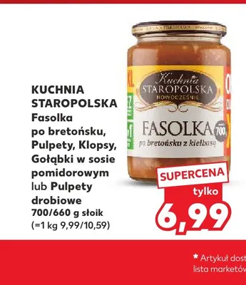 Fasolka po bretońsku Kuchnia Staropolska promocja w Kaufland