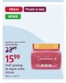 Peeling do mycia ciała Fluff promocja w Rossmann