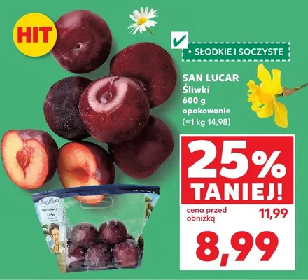 Śliwki promocja w Kaufland