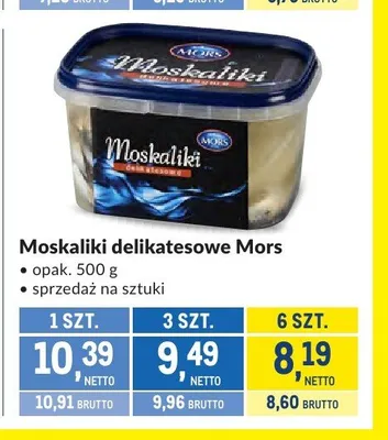 Moskaliki delikatesowe Mors promocja w Makro