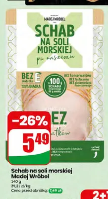 Schab na soli morskiej Madej Wróbel promocja w Dino