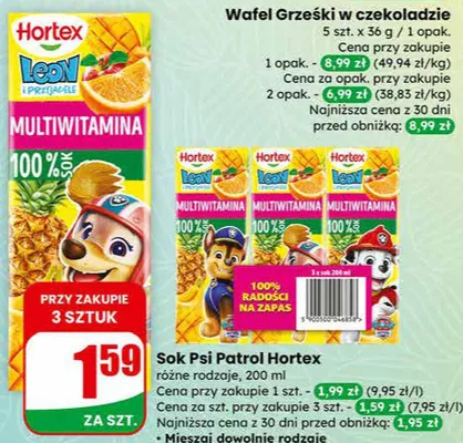 Sok Psi Patrol różne rodzaje promocja w Dino