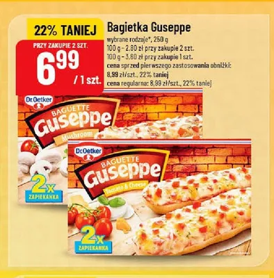 Bagietka Dr. Oetker Guseppe Mushroom promocja w POLOmarket