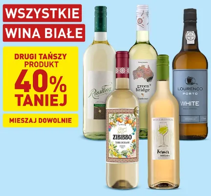 Wino białe Chardonnay Green Bridge promocja w Aldi