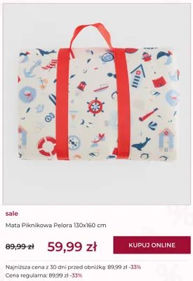 Mata piknikowa home&you Pelora 130x160 cm promocja w home&you