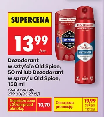 Dezodorant w sztyfcie Captain promocja w Biedronka