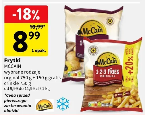 Frytki promocja w Intermarche