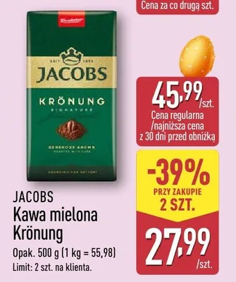 Kawa mielona Krönung promocja w Aldi