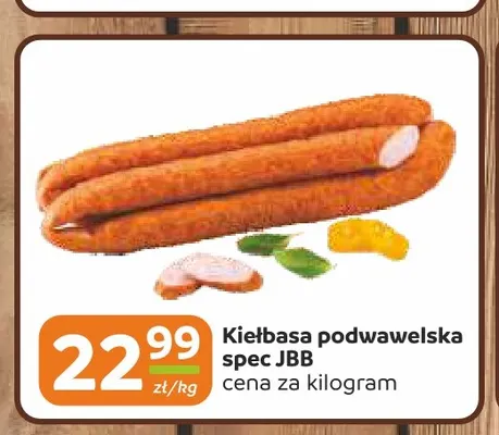 Kiełbasa podwawelska spec JBB promocja w Gama