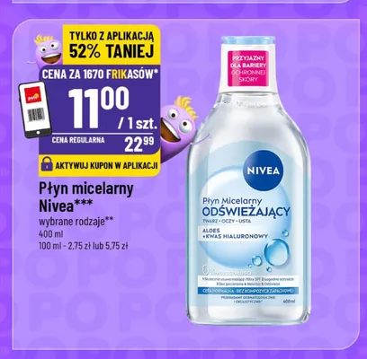 Płyn micelarny Nivea promocja w POLOmarket