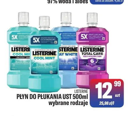 Płyn do płukania ust Listerine promocja w Tomi Markt