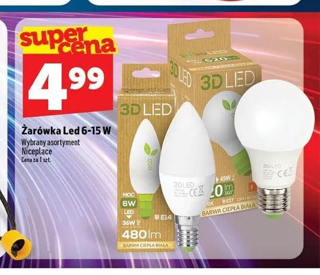 Żarówka LED 6-15W Niceplace promocja w TOPAZ