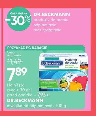 Mydełko do odplamiania Dr. Beckmann promocja w Super-Pharm