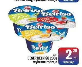 Deser Belriso malina Zott promocja w Tomi Markt