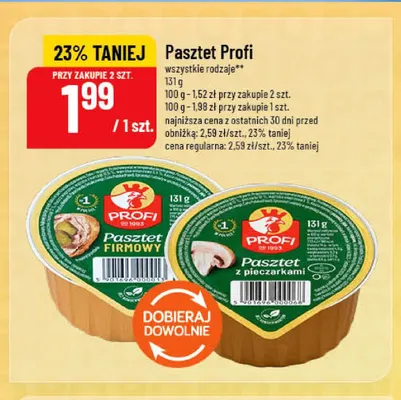Pasztet firmowy Profi promocja w POLOmarket