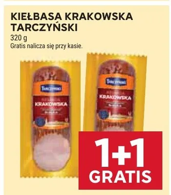 Kiełbasa krakowska Tarczyński promocja w Stokrotka