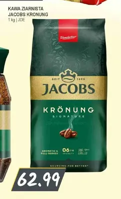 Kawa ziarnista Jacobs Krönung promocja w Słoneczko