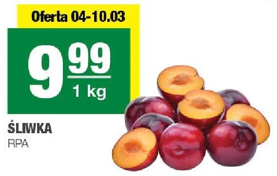Śliwka rpa promocja w SPAR