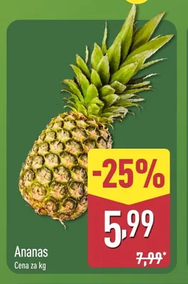 Ananas promocja w Aldi