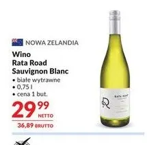 Wino białe Rata Road Sauvignon Blanc wytrawne promocja w Makro