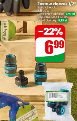 Zestaw złączek 1/2" promocja w Dino