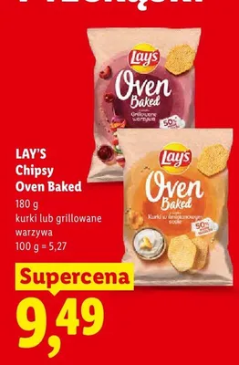Chipsy Oven Baked grillowane warzywa promocja w Lidl