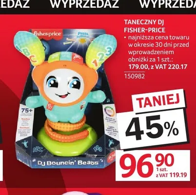 Taneczny DJ Fisher-Price promocja w Selgros