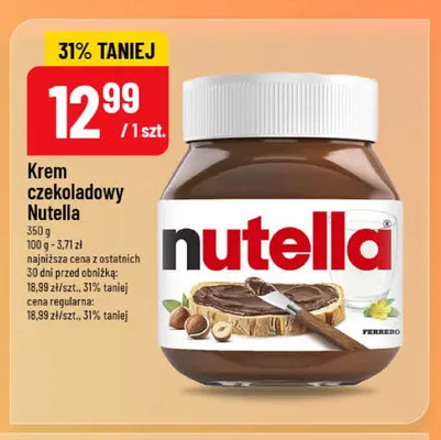 Krem czekoladowy Nutella promocja w POLOmarket