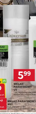 Wkład parafinowy U5 Universum promocja w Stokrotka