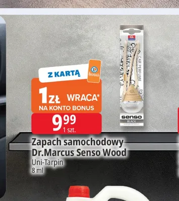 Zapach samochodowy Dr.Marcus Senso Wood 8ml promocja w Leclerc