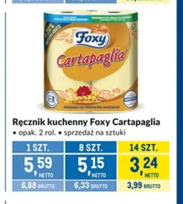 Ręcznik kuchenny Foxy Cartapaglia 2-pak promocja w Makro
