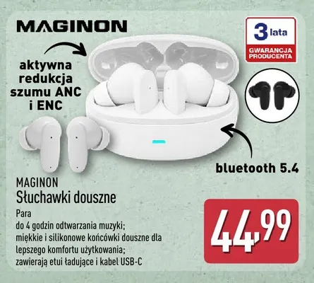Słuchawki douszne Maginon promocja w Aldi