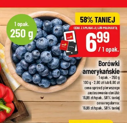 Borówki amerykańskie promocja w POLOmarket