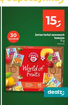 Zestaw herbat owocowych Teekanne World of Fruits promocja w Dealz