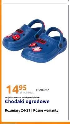 Chodaki ogrodowe promocja w Action
