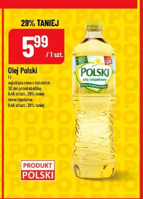 Olej rzepakowy Polski promocja w POLOmarket