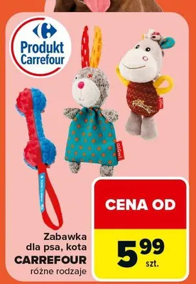 Zabawka dla psa, kota różne rodzaje promocja w Carrefour Market